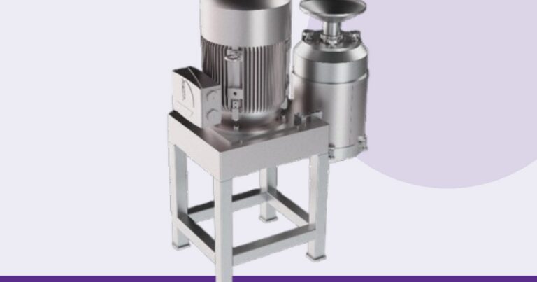 GMP compliant pharmaceutical mixing equipment with sanitary stainless steel construction
